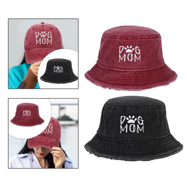 Women Men Bucket Hat Trendy Cotton Fishing Cap for Travel Commuting Camping
