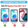 Screen Protector for Realme Pad 10.4 inch 9H Hardness Anti-scratch Protector Tempered Film for Realme Pad 10.4" 2021 Released 2