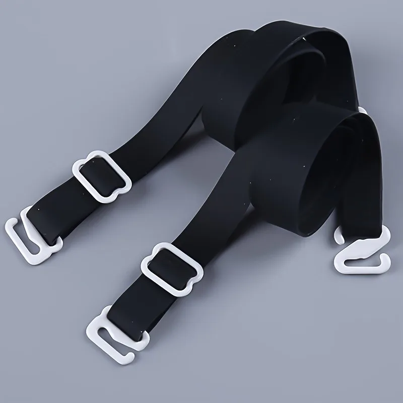 Silicone Bra Straps for Women - Transparent & Stylish Underwear Accessories