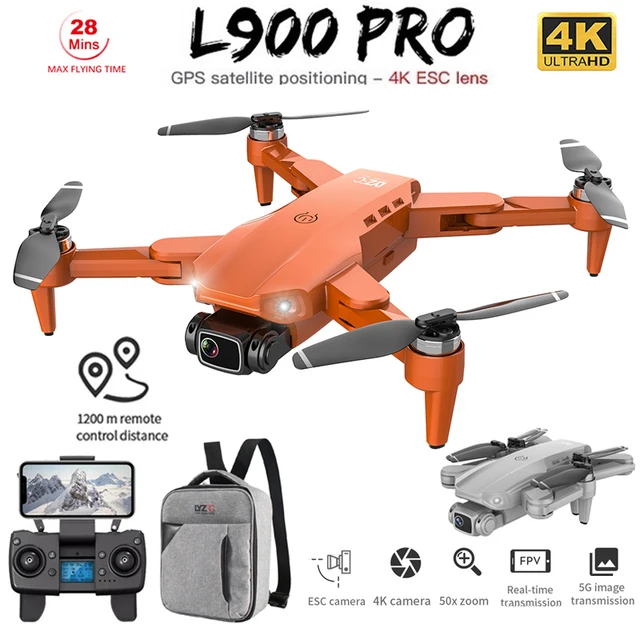 L900 PRO GPS 5G Wifi Drone 4K HD Camera Dron FPV 28min Flight Time Brushless Motor Quadcopter Distance 1.2km Professional Drones 1