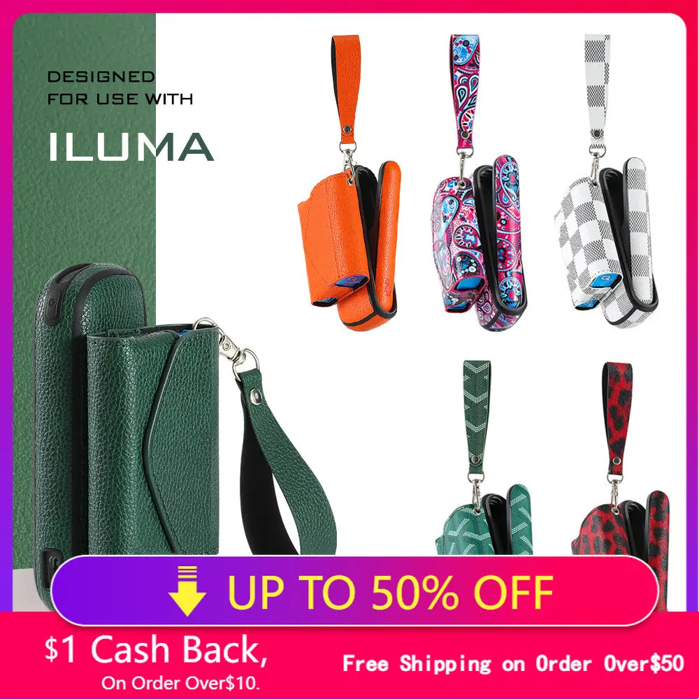 

Suitable for IQOs ILUMA Storage Case Leather Case for Iqos Iluma Protective Case