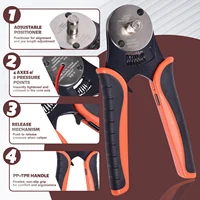 เครื่องมือย้ำหัวต่อ Deutsch แบบปิด ยี่ห้อ Winholder สำหรับสายไฟขนาด 14 16 18 AWG หัวต่อ 4 ทาง สำหรับงานซ่อมไฟฟ้า 5