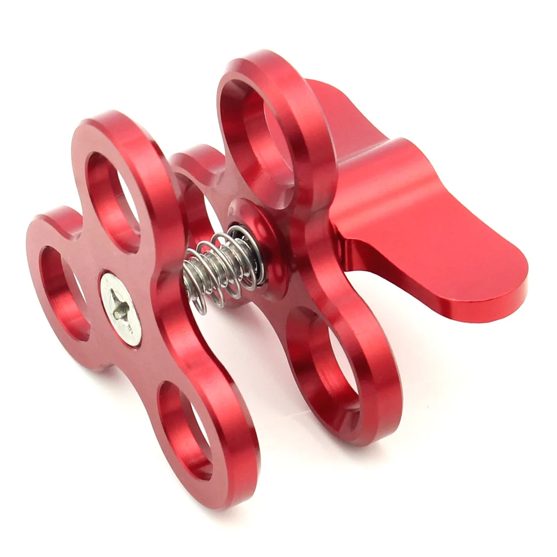 BGNING Aluminium CNC Kamera Zubehör Tauchen Ball Leuchte Lichter Arm Ball Schmetterling Clip Triple Clamp Mount Adapter für Gopro 13 – Detail 12