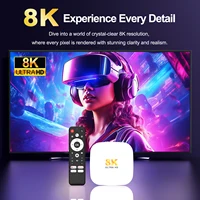 H96Max M2Plus Android14 Smart TV Box Rockchip RK3528 4 ГБ 32 ГБ/128 ГБ BT5.4 8K 100M/Lan Media Play M2Plus Android14 TV Box — изображение 3
