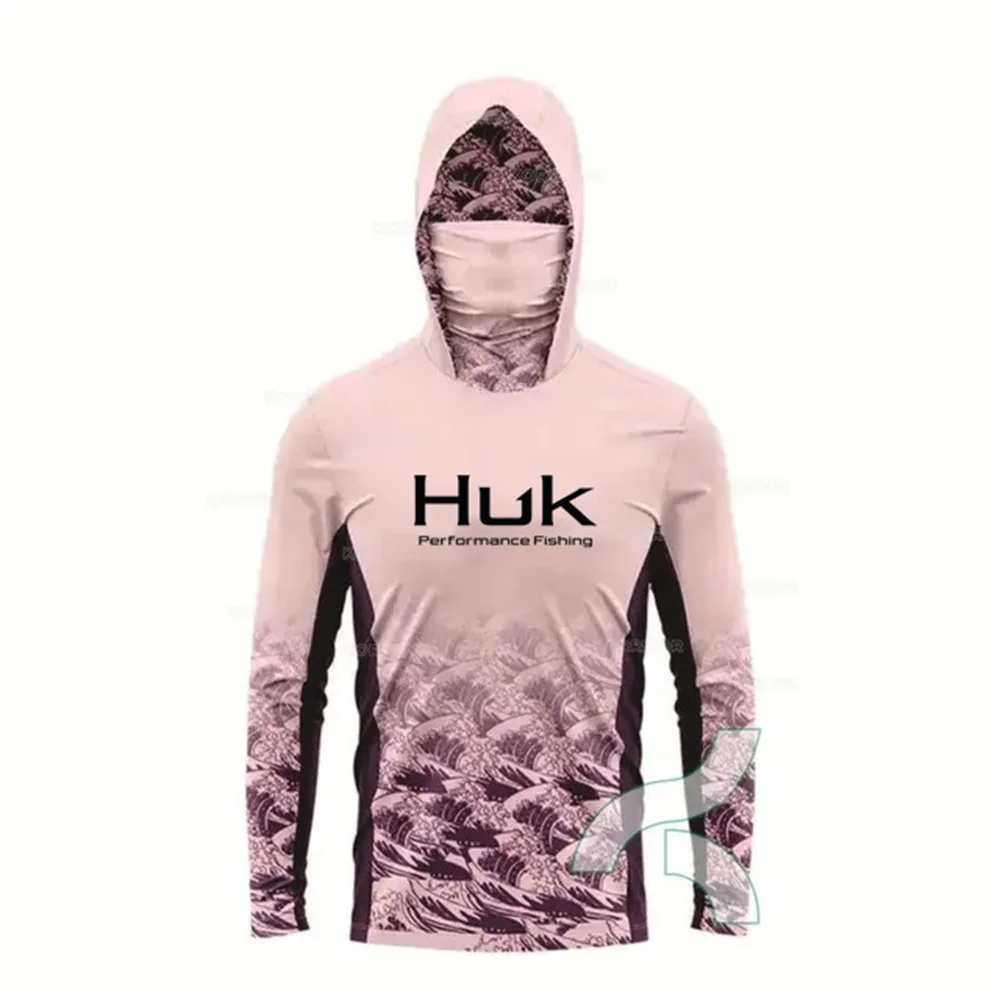 HUK Fishing Clothing Hoodie Shirts Men UPF 50+ Quick Dry Fishing Apparel  Camisa De Pesca Long Sleeve Face Cover Fishing Shirts - AliExpress