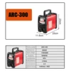 Stick Welder 300A, High Frequency 110v/220v Dual Voltage Stick/Arc Welder LED Digital Display Welding Machine 3
