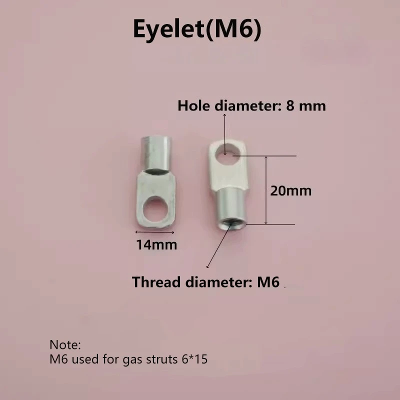 범용 가스 스트럿 스틸 아이 도구 상자 리프트 지지대 보관 침대, 쿠션 찬장 힌지, 야외 벤치, 150N, 34LB, 150-350mm, 1 개