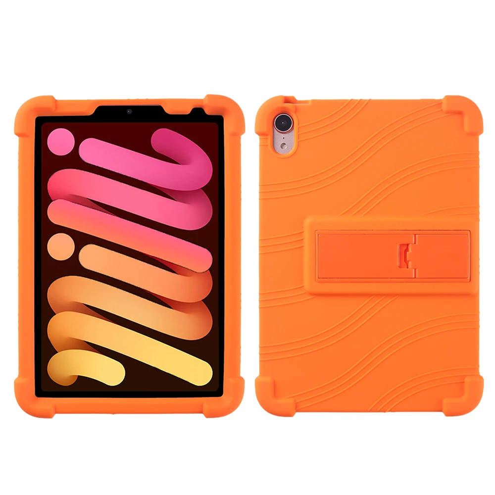 Universal Soft Silicon Stand Cover with Protective Back
