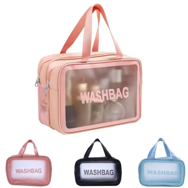 Dry Wet Separation Swimming Wash Bag Double Layer Portable