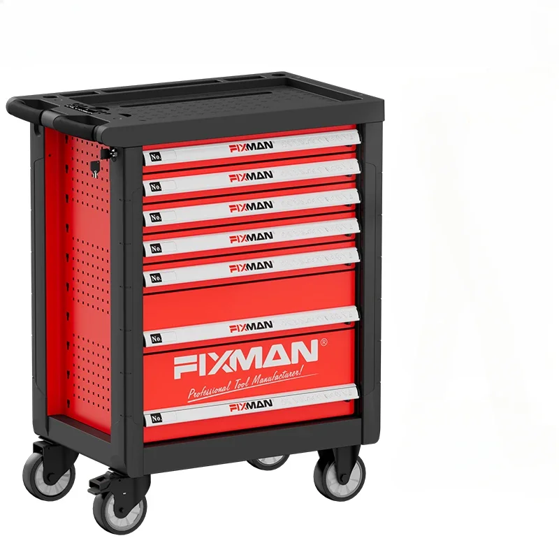Complete Professional Tool Cabinet Workshop Screws Trolley Large Wheeled Storage Tool Cabinet Organizer Tool Arrangement 5