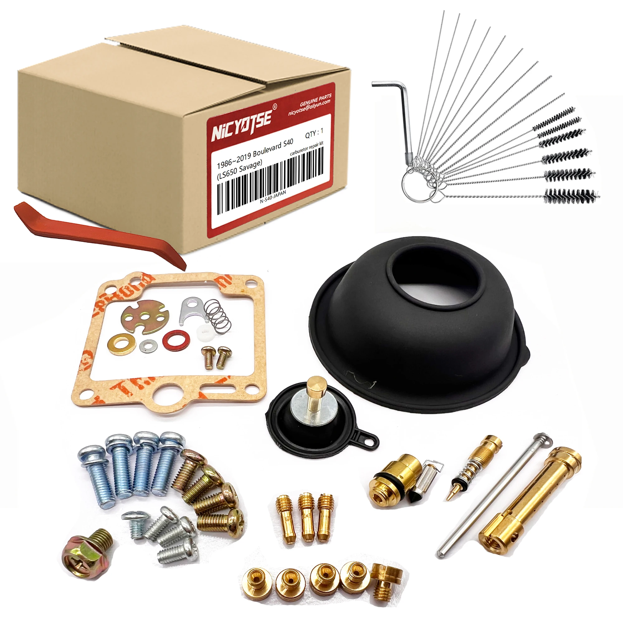 All Balls Racing Carburetor Rebuild Kit Suzuki SV650 / S 1999-2002 - Cycle Gear