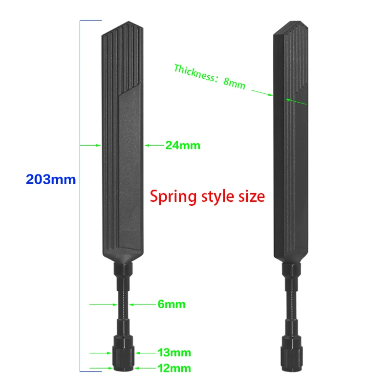 LoRa 868MHz 안테나 구즈넥 스프링형 옴니 장거리 Meshtastic 915MHz 안테나 SMA Male 10DBi (HaLow 애플리케이션용)