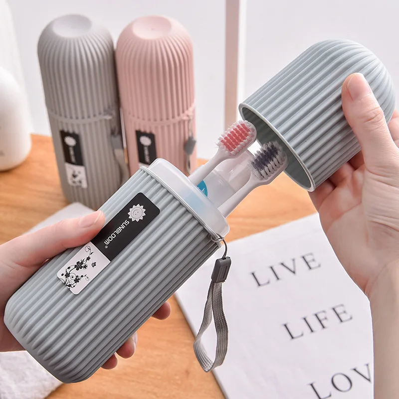 Mini Toothpaste Container Portable Toothpaste Toothbrush Protect Holder Case Travel Camping ...