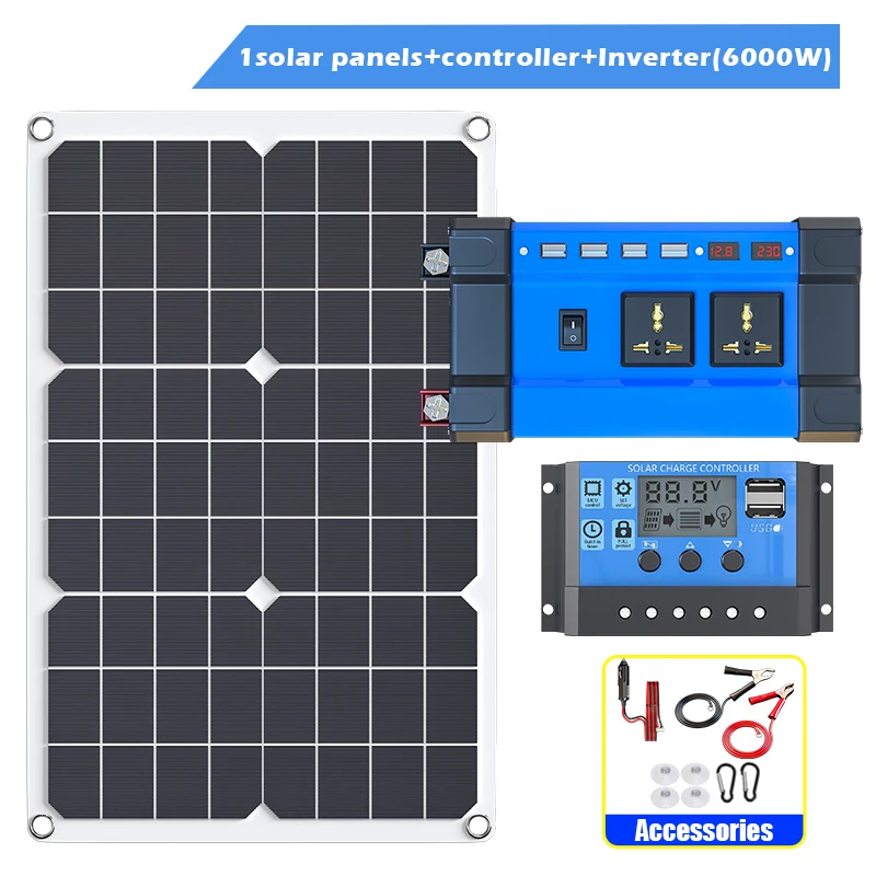 نظام SolarSkin Pro 6000W للطاقة الشمسية