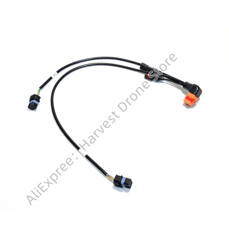 Câble de signal de pulvérisation pour drone agricole DJI T50/T25, longueur et flexibilité illustrées.