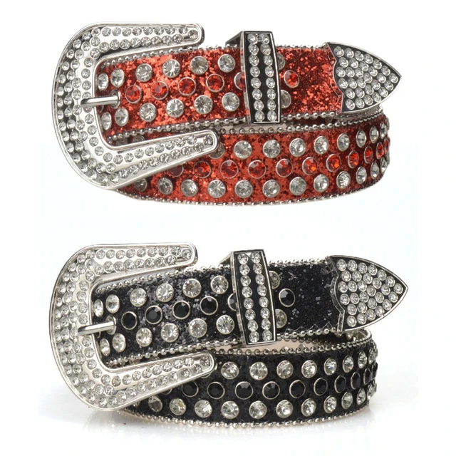 Source Fashion Western Cowgirls Rhinestones Belt Bling Bling Big