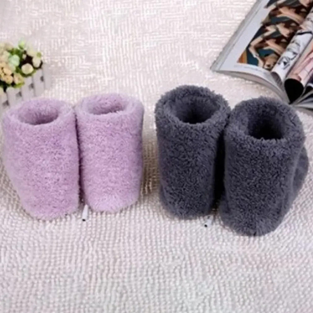 1 Pair Electric Heating Shoes USB Men Women Winter Warm Snow Boots Electric Heating Shoes