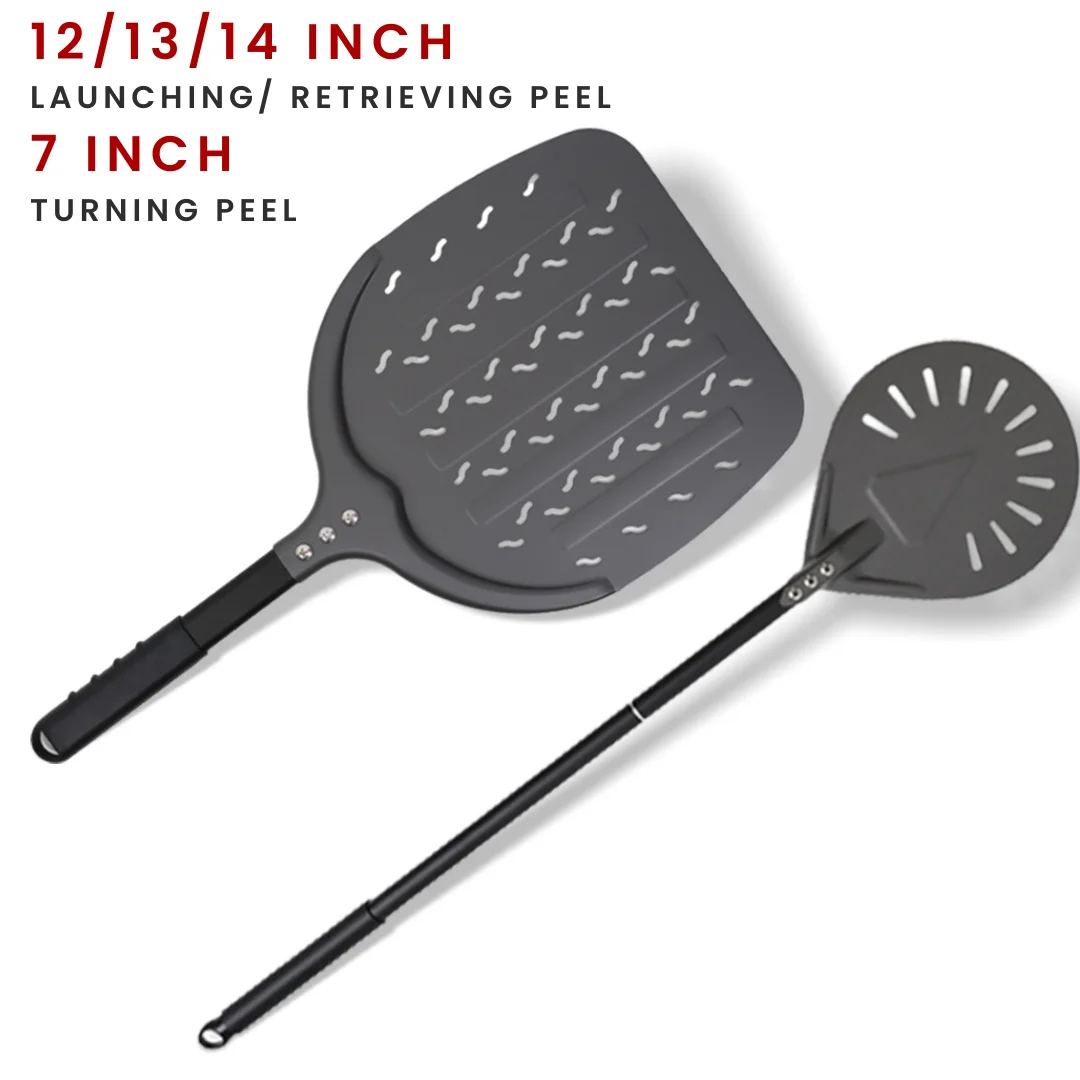 12 13 14 &7 Inch Pizza Peel Long Handle Turning Paddle Aluminum Pizza Turner Baking Tool Perforated Kitchen Accessories 12 13 14 &7 Inch Pizza Peel Long Handle Turning Paddle Aluminum Pizza Turner Baking Tool Perforated Kitchen Accessories