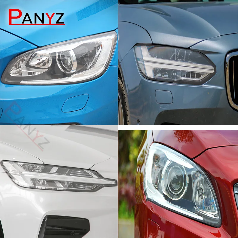 Car TPU Headlamps Sticker Wrap Vinyl Transparent Headlights Protective
