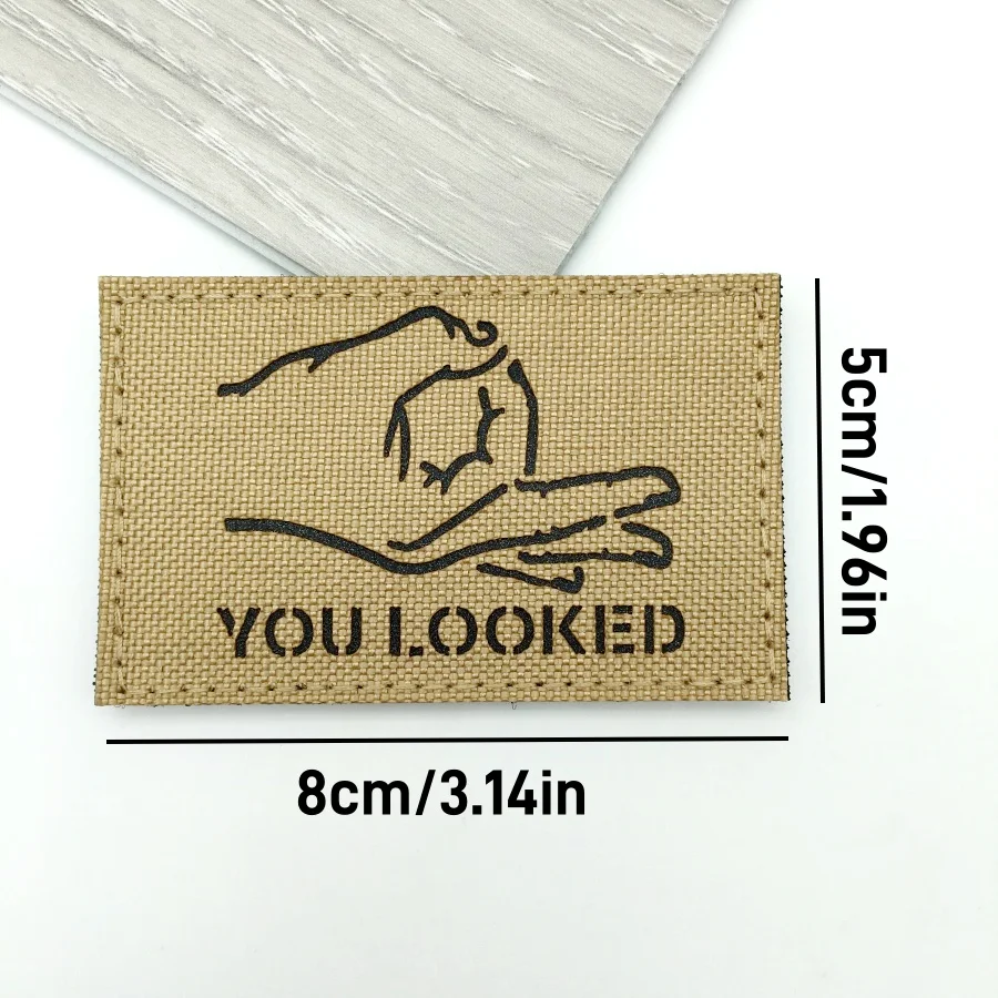 Tactical IR Reflective Hook & Loop Morale Badges