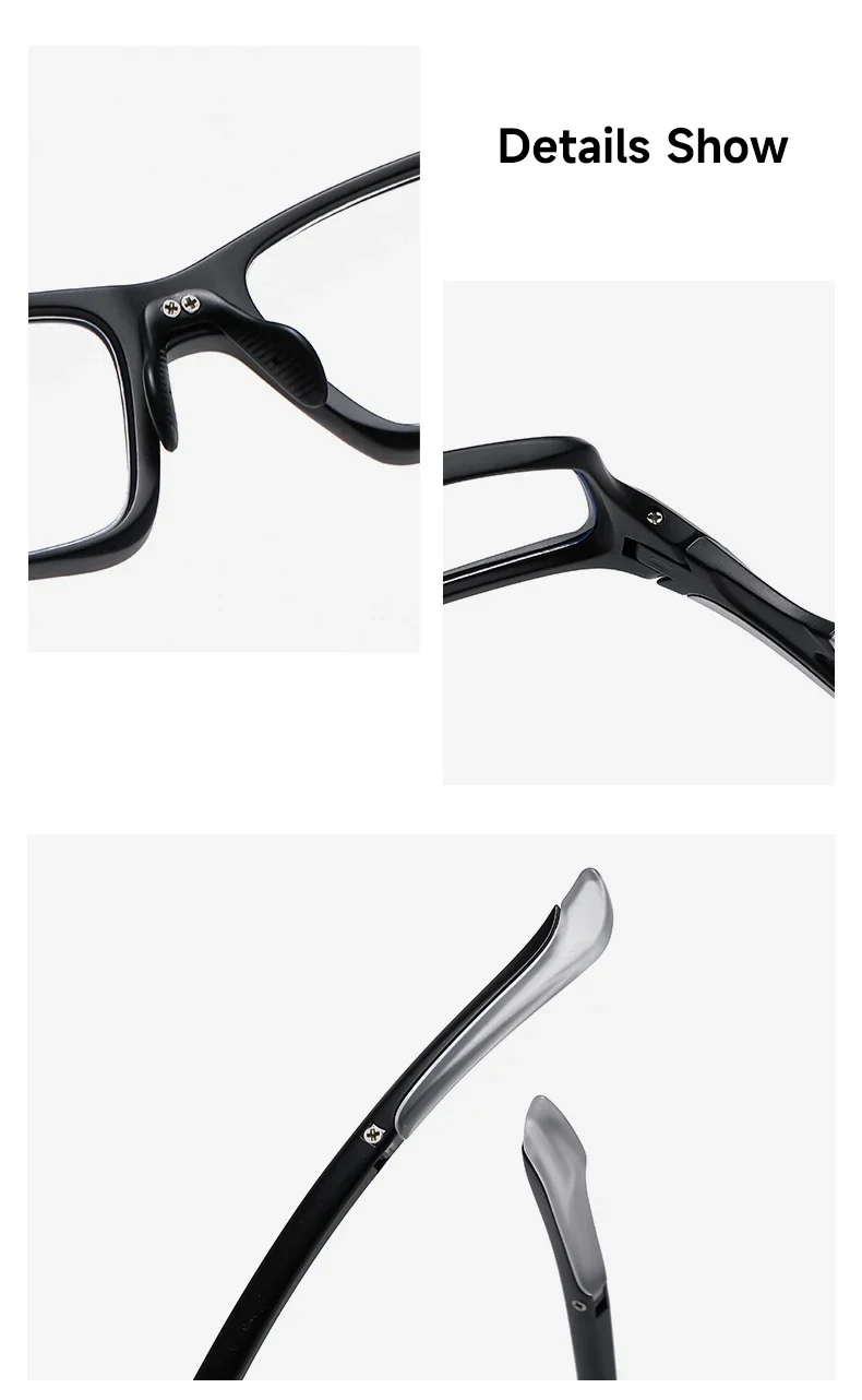 Sportliche Bifokal-Lesebrille für Herren, photochromatisch, Anti-Blaulicht, +1,0 bis +4,0, TR90-Gestell, hochwertige Lesebrille – Detail 7