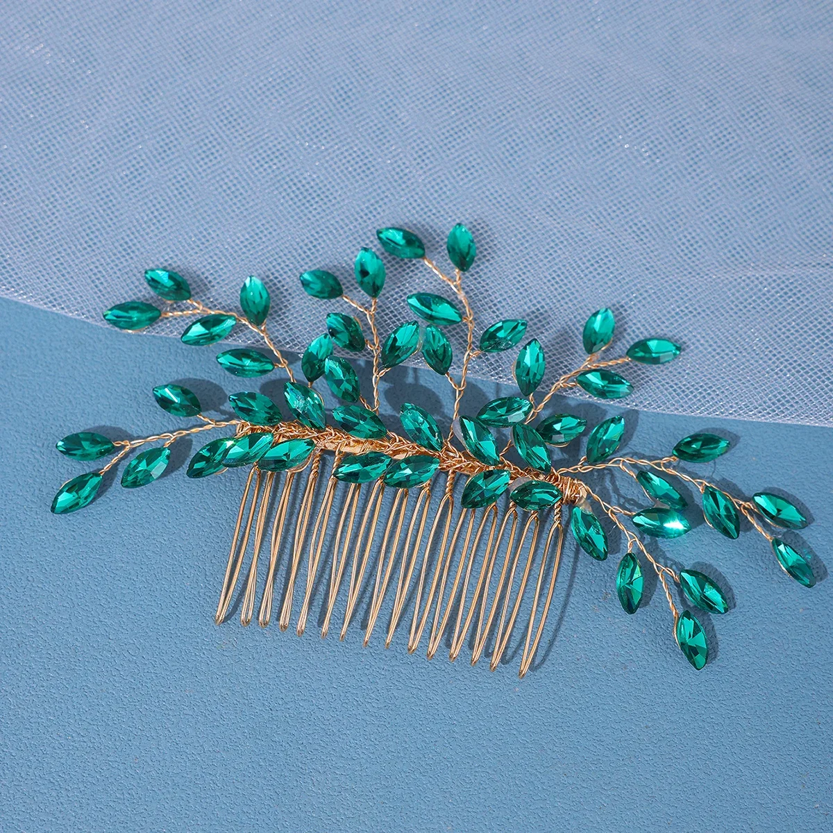 Luxury Crystal Hair Comb Clip Hairpin For Women Bride Rhinestone Bridal Wedding Hair Accessories Jewelry Comb Clip Hairpin Gift