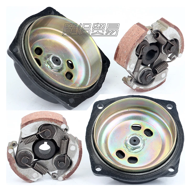 6 Denti Tamburo Della Frizione Della Copertura + Pad Gear Box Per Quad Pocket Bike 47 49Cc Mini Moto