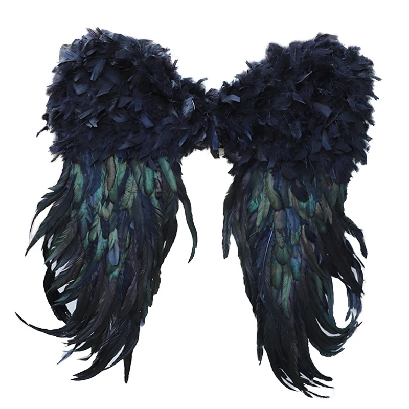 Devil Cosplay Wings Black Large Feather Wing Costume Model T stage