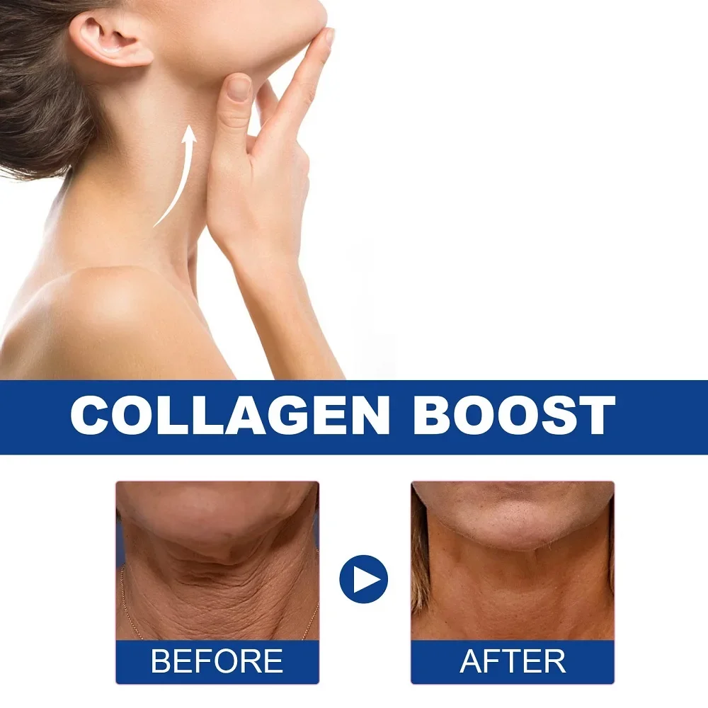 Face Lift Firming Whitening Smoothing Care Lotion Hydrolyzed Collagen Neck Cream Moisturizing Neck Rejuvenation Cream neck cream