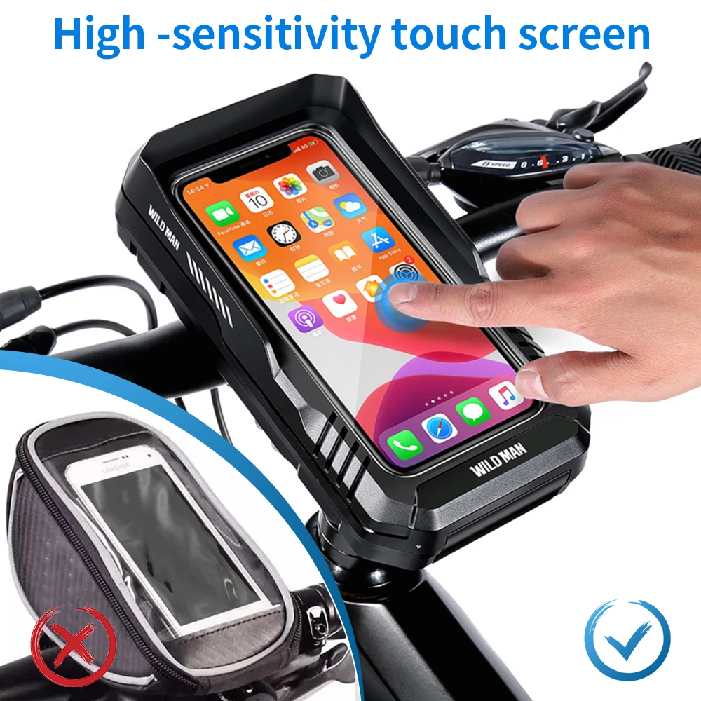 Support de téléphone portable étanche pour moto et vélo, support de téléphone  portable universel pour vélo, support GPS, 360 °, 5.5 pouces-6.7 pouces -  AliExpress