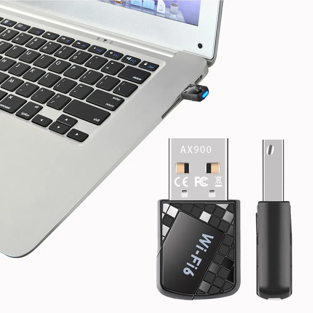 High Speed Mini USB WiFi Adapter Dual Band 900Mbps
