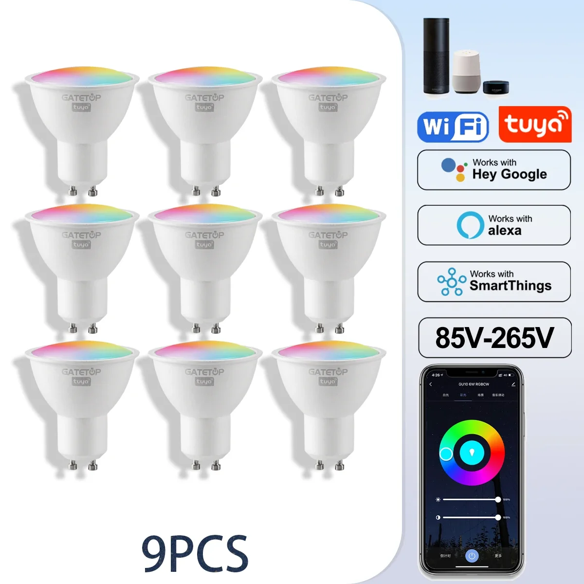 9pcs