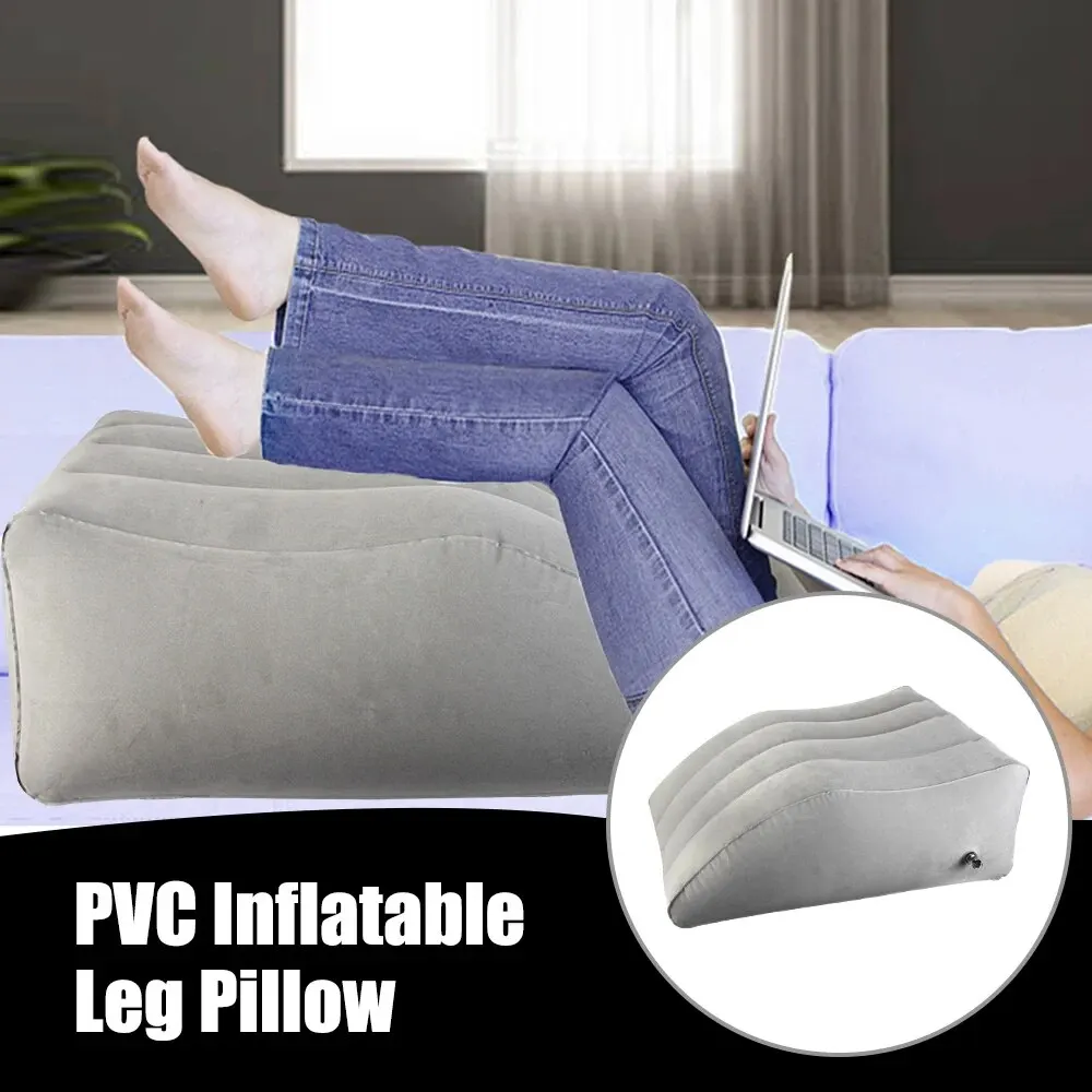 Description Picture 2 of itemWedge Pillow Knee Cushion Foot Pillow Elevation Leg Pillows For Travel Camping Sleeping Portable Inflatable Leg Pillow PVC