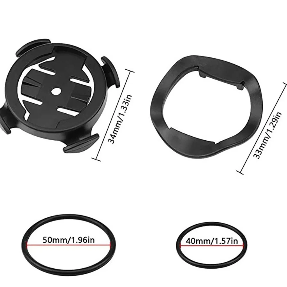 Bike Speedometer Adapter with Strap Cycling Computer Mount Shockproof Stopwatch Bracket Fit 22-40mm Mountain Bike Handlebar