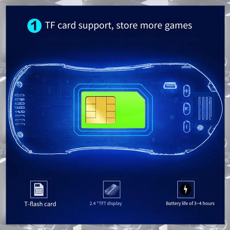 1 PCS ESP32 Game Console Game Console Mp3 Player Plug Play Convenient Portable Module Multifunctional
