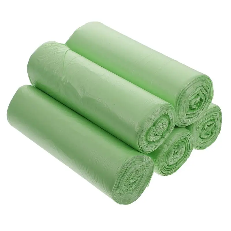 100 Biodegradable Compostable Trash Bags - Eco-Friendly Waste Disposal Solution