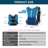 5L Lightweight Running Backpack Hydration Vest Running Bag Suitable for Bicycle Marathon Hiking Ultra-light and Portable Bag 3