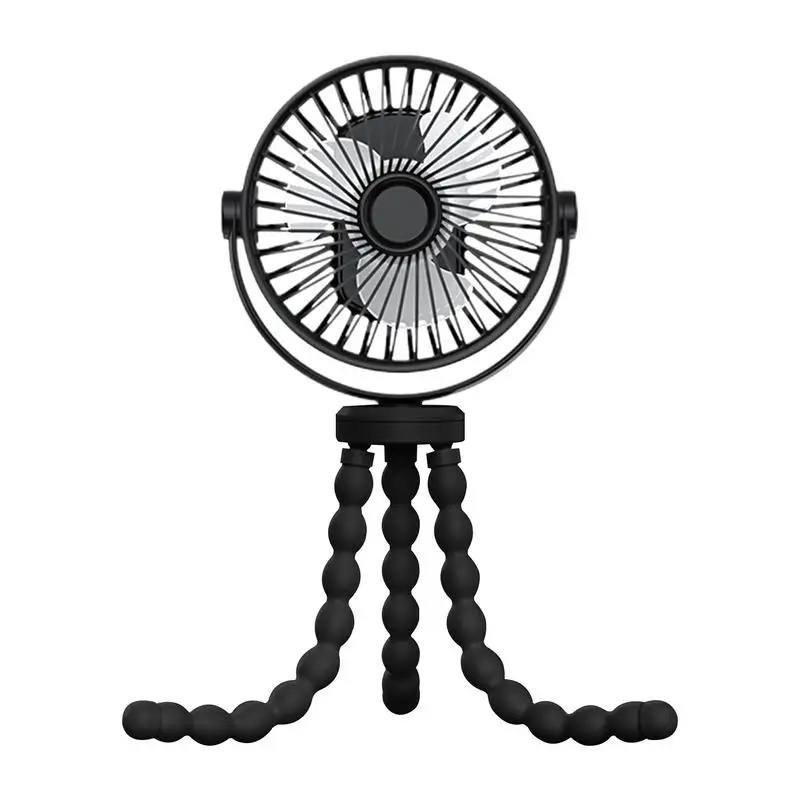 Crib Fan Handheld Cooling Fan with 3 Speeds Personal Rechargeable Quiet Mini for Camping Travel Crib Treadmill