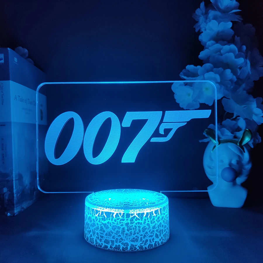 Рисунок 4 - 3D ночсветильник из фильма 007