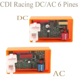 CDI Racing DC AC 6 Pines Motorcycle Lgnition with DIP Switch for Dafra Speed 150 RX125 RX FT 150 ML CGL 125 FT125 4000-12000 RPM