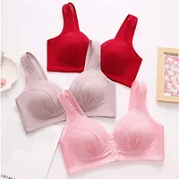New Front Button Breastfeeding Bra without Steel Ring Thin Size Comfortable and Traceless Pregnant Women's Bra 2