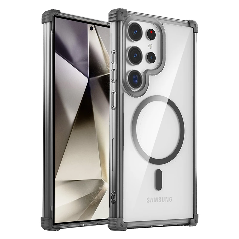 Ultra Clear Magnetic Wireless Charging Slim Phone Case