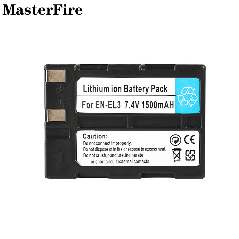 

7.4V 1500mah Rechargeable Li-ion Battery EN-EL3 EN-EL3A EN EL3 EL3A for Nikon D50 D70 D70s D80 D90 D100 D200 D300 D700 Batteries