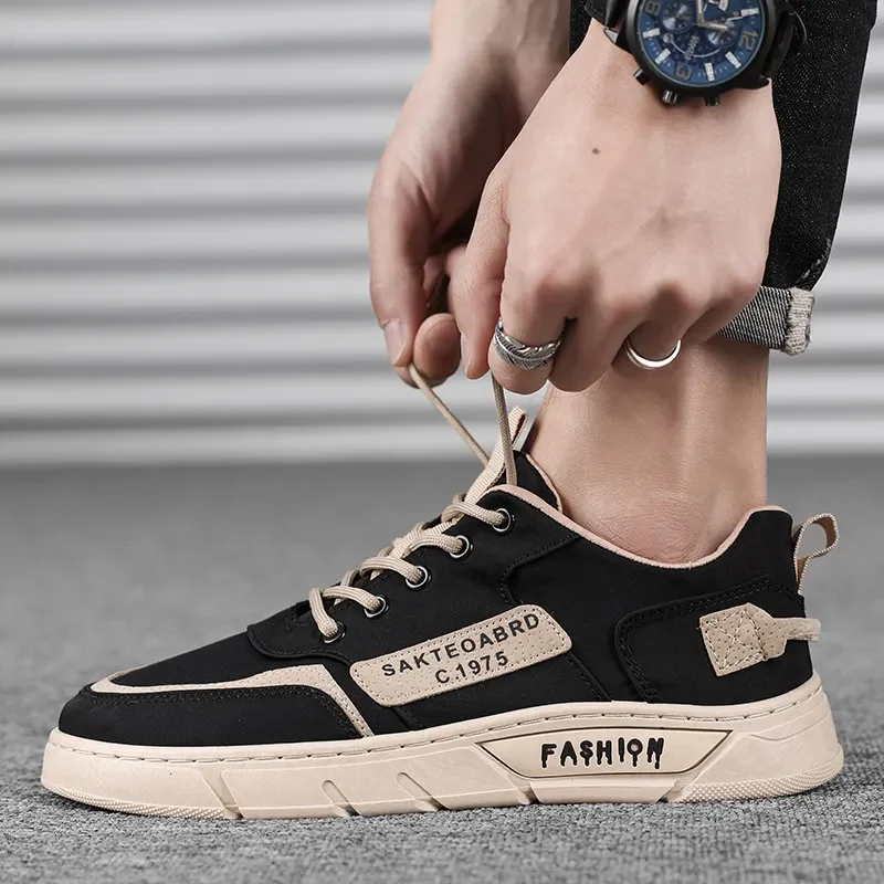Breathable Men Sneakers Version of Men's Low-top Sneakers Canvas Shoes All-match Sports Casual Shoes Men Shoes Zapatillas Hombre 4