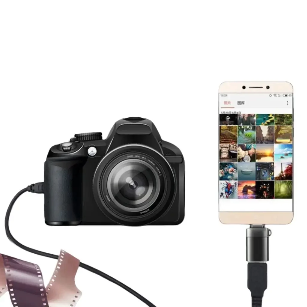 Universal OTG Type C to USB Micro Adapter
