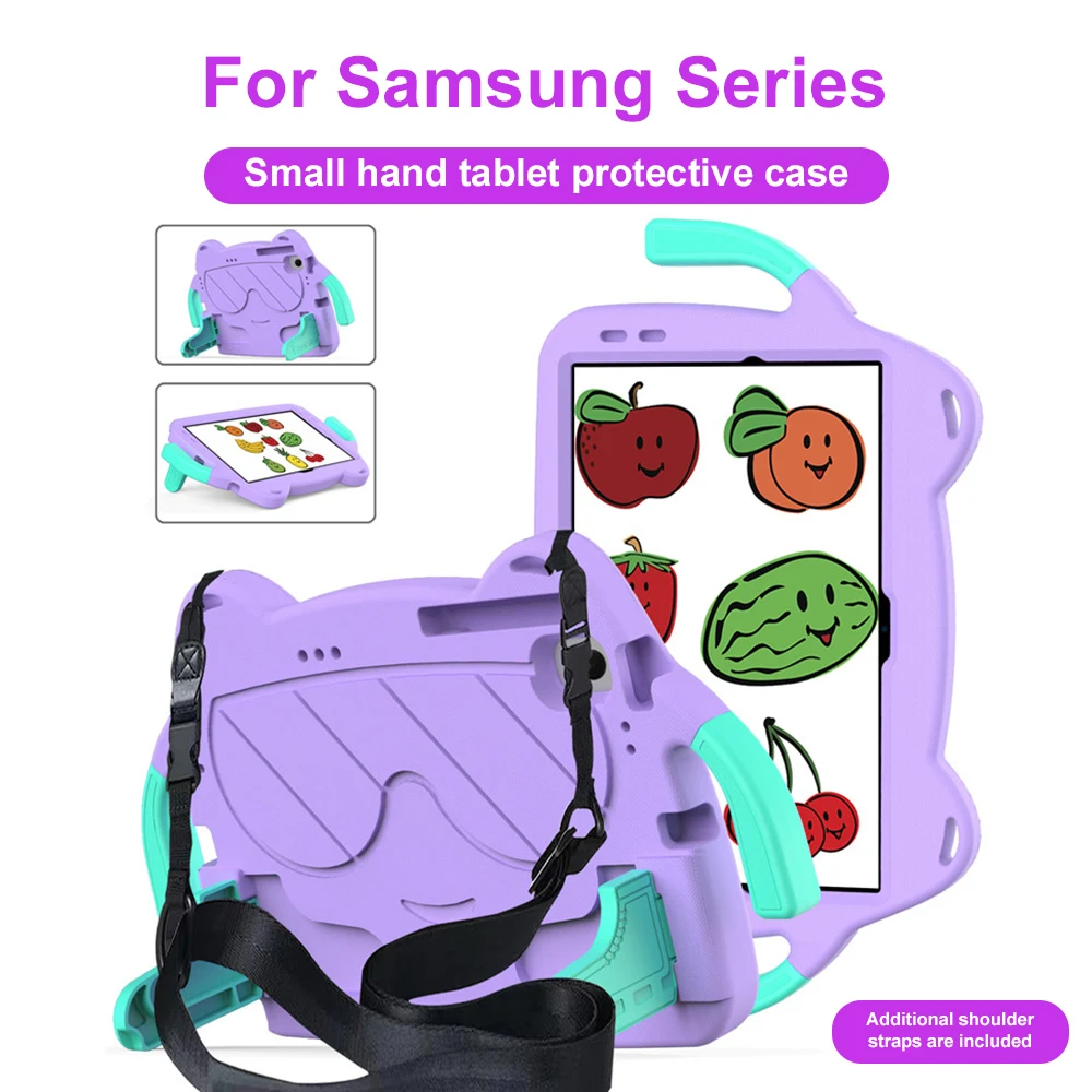 Children's Cartoon Tablet Cover with Dual-Angle Stand
