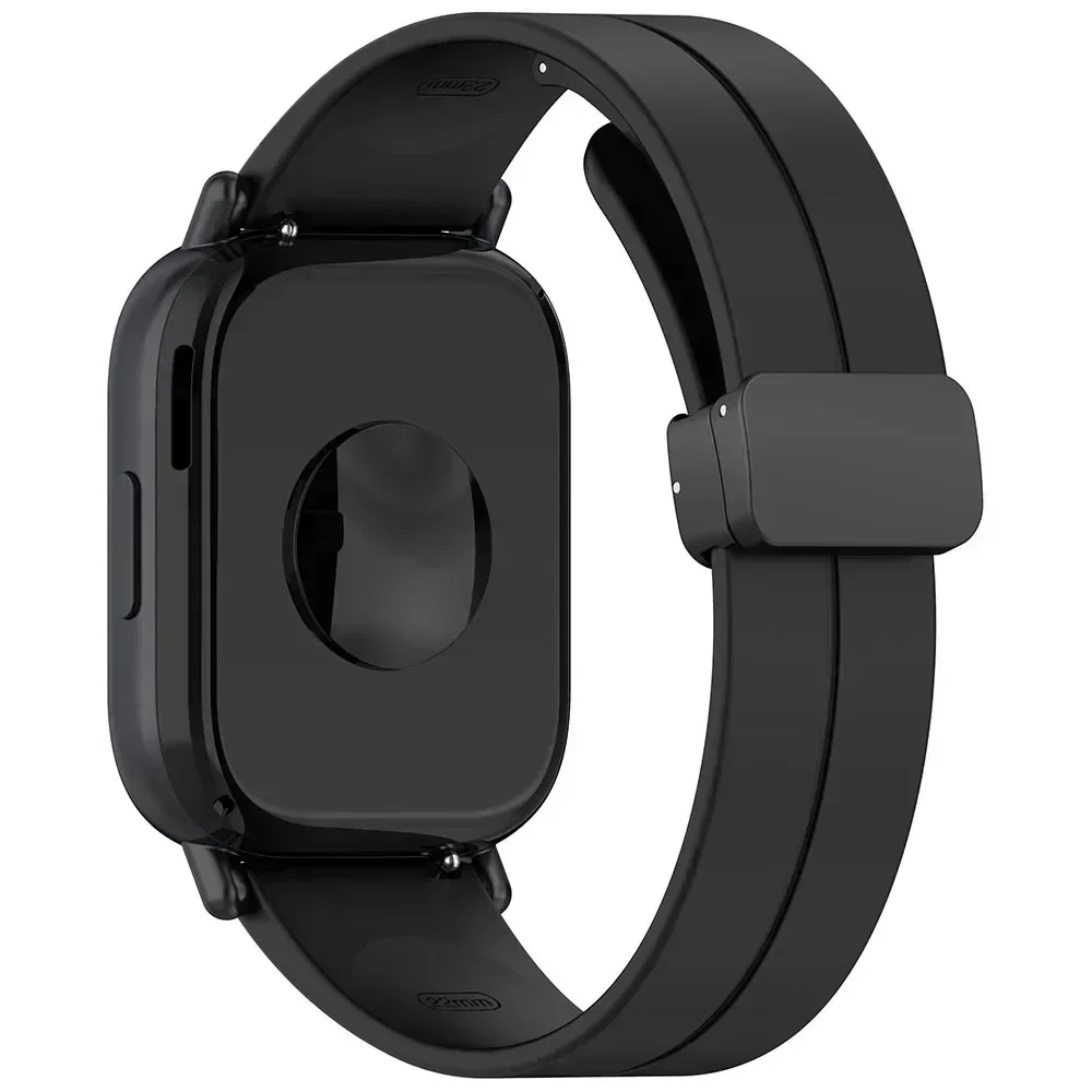 Soft Silicone Magnetic Buckle Watch Band - 20mm/22mm