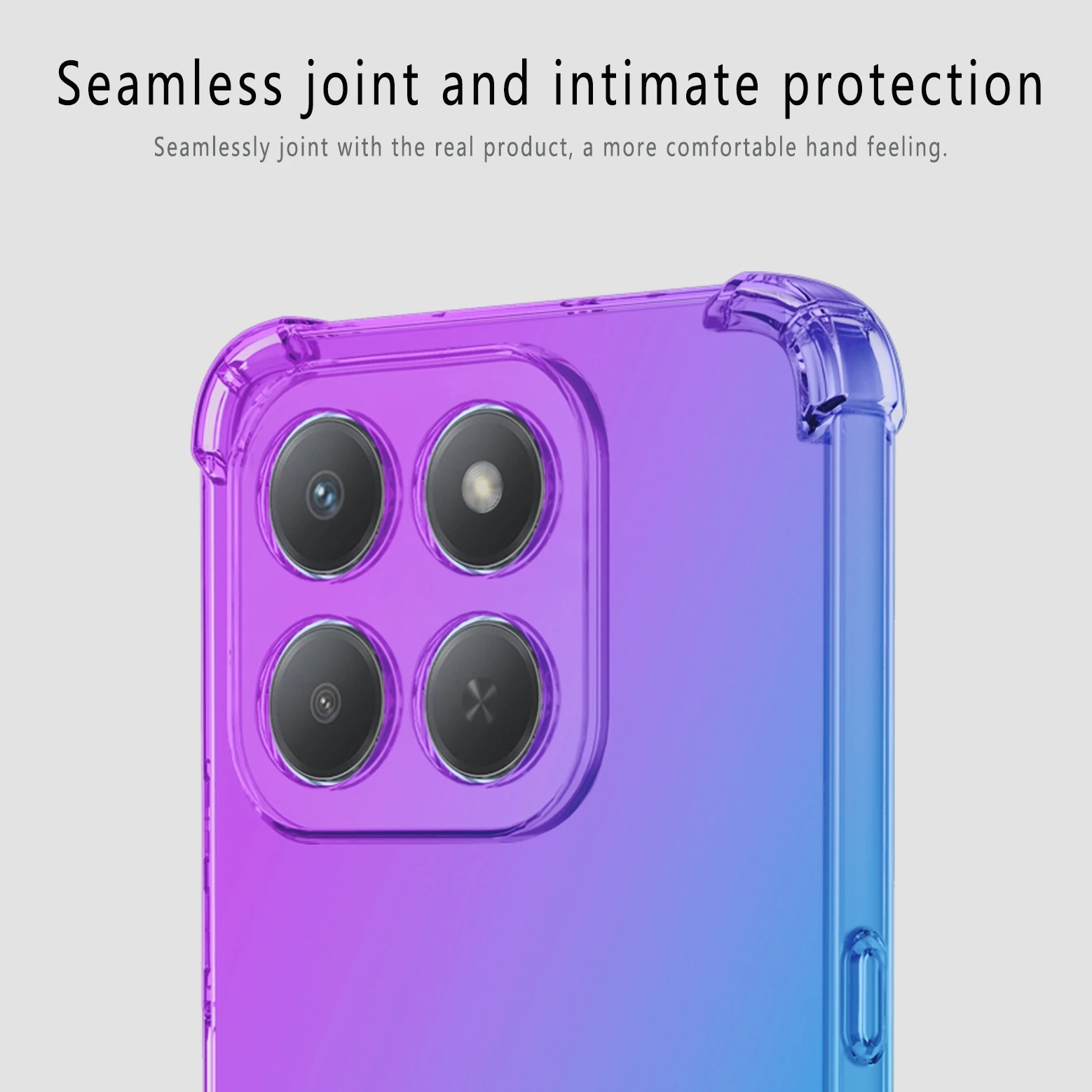 Gradient TPU Shockproof Airbag Protective Case - Stylish and Durable Back Cover