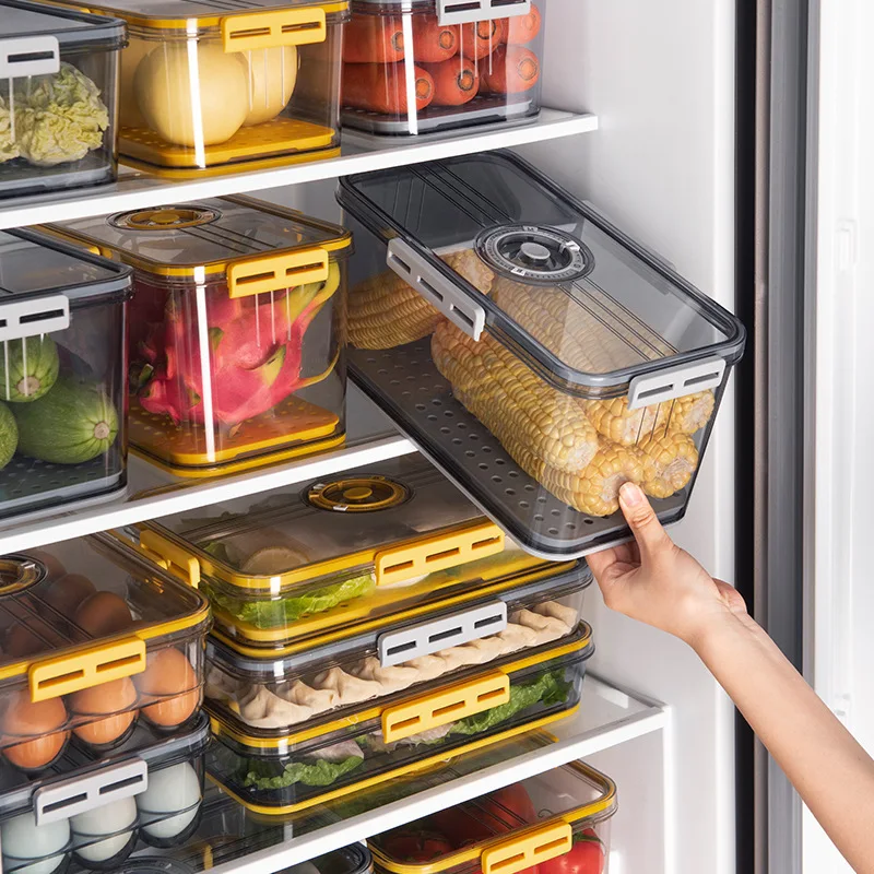 Food Storage Container Refrigerator  Refrigerator Storage Boxes Kitchen -  Bottles,jars & Boxes - Aliexpress