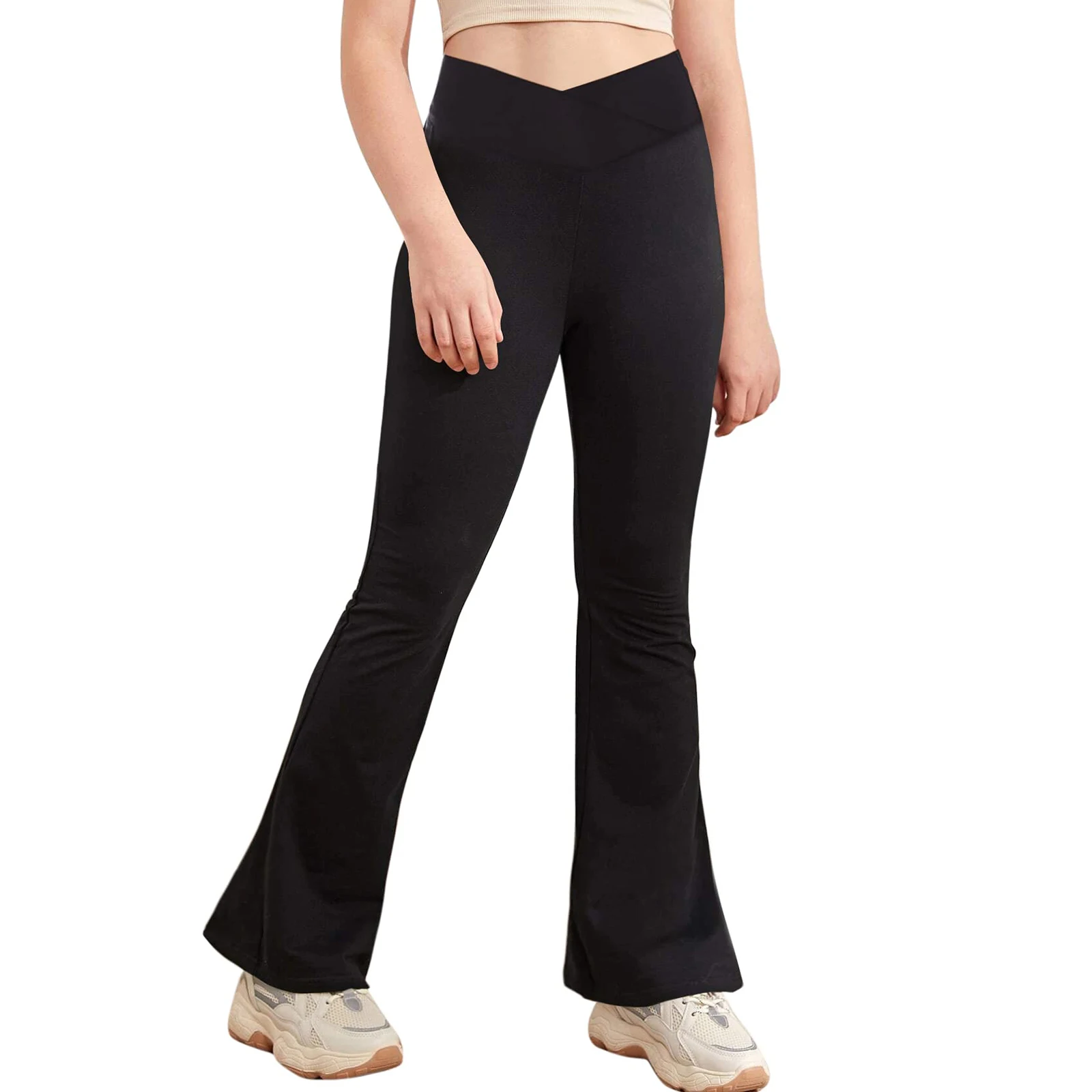 Tag Along BLACK Flare Yoga Pants